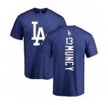 MLB Nike Los Angeles Dodgers #13 Max Muncy Royal Blue Backer T-Shirt