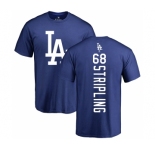 MLB Nike Los Angeles Dodgers #68 Ross Stripling Royal Blue Backer T-Shirt