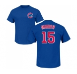 MLB Nike Chicago Cubs #15 Brandon Morrow Royal Blue Name & Number T-Shirt