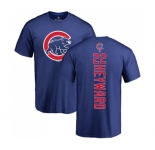 MLB Nike Chicago Cubs #22 Jason Heyward Royal Blue Backer T-Shirt