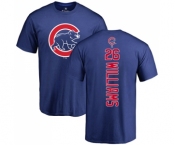 MLB Nike Chicago Cubs #26 Billy Williams Royal Blue Backer T-Shirt