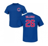 MLB Nike Chicago Cubs #26 Billy Williams Royal Blue Name & Number T-Shirt