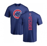 MLB Nike Chicago Cubs #41 Steve Cishek Royal Blue Backer T-Shirt