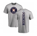 MLB Nike Houston Astros #30 Hector Rondon Ash Backer T-Shirt