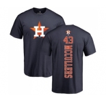 MLB Nike Houston Astros #43 Lance McCullers Navy Blue Backer T-Shirt