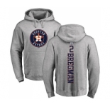 MLB Nike Houston Astros #2 Alex Bregman Ash Backer Pullover Hoodie