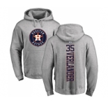 MLB Nike Houston Astros #35 Justin Verlander Ash Backer Pullover Hoodie