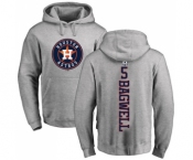 MLB Nike Houston Astros #5 Jeff Bagwell Ash Backer Pullover Hoodie