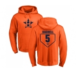 MLB Nike Houston Astros #5 Jeff Bagwell Orange RBI Pullover Hoodie