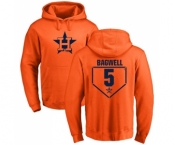 MLB Nike Houston Astros #5 Jeff Bagwell Orange RBI Pullover Hoodie
