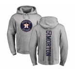 MLB Nike Houston Astros #50 Charlie Morton Ash Backer Pullover Hoodie