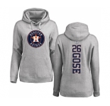 MLB Women's Nike Houston Astros #26 Anthony Gose Ash Backer Pullover Hoodie