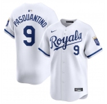 Men's Kansas City Royals #9 Vinnie Pasquantino White 2024 Home Limited Stitched Baseball Jersey