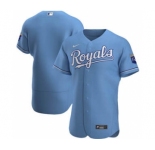 Men's Nike Kansas City Royals 2020 Light Blue Alternate Authentic Baseball Jersey
