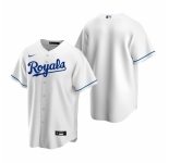 Men's Nike Kansas City Royals Blank White Home Stitched Baseball Jersey