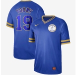 Men Nike Milwaukee Brewers  #19 Robin Yount  Blue M&N MLB Jersey