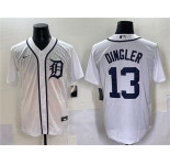 Men's Detroit Tigers #13 Dillon Dingler Cool Base Stitched Baseball Jersey