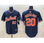 Men's Detroit Tigers #20 Spencer Torkelson Navy 2026 Alternate Vapor Premier Limited Stitched Baseball Jersey