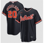 Men's Detroit Tigers #20 Spencer Torkelson Navy Alternate Stitched Baseball Jersey