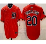 Men's Detroit Tigers #20 Spencer Torkelson Orange Limited Jersey