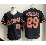 Men's Detroit Tigers #29 Tarik Skubal 2026 Navy Alternate Stitched Baseball Jersey