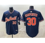 Men's Detroit Tigers #30 Kerry Carpenter Navy 2026 Alternate Vapor Premier Limited Stitched Baseball Jersey