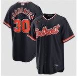 Men's Detroit Tigers #30 Kerry Carpenter Navy Alternate Stitched Baseball Jersey