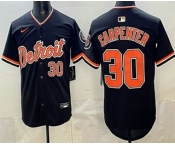 Men's Detroit Tigers #30 Kerry Carpenter Navy Limited Jersey