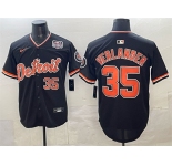 Men's Detroit Tigers #35 Justin Verlander Navy 2026 Alternate USA 250' Patch Vapor Premier Limited Stitched Baseball Jersey