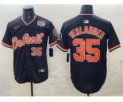 Men's Detroit Tigers #35 Justin Verlander Navy 2026 Alternate USA 250' Patch Vapor Premier Limited Stitched Baseball Jersey