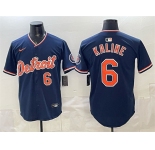 Men's Detroit Tigers #6 Al Kaline Navy 2026 Alternate Vapor Premier Limited Stitched Baseball Jersey