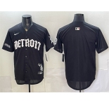 Men's Detroit Tigers Blank 2026 Black 'Motor Gothic Edition' Vapor Premier Limited Stitched Baseball Jersey