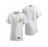 Men's Nike Detroit Tigers Blank White 2020 Authentic Golden Edition Baseball Jersey