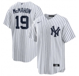 Men's New York Yankees #19 Ryan McMahon White 2025 Cool Base Stitched Baseball Jersey