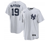 Men's New York Yankees #19 Ryan McMahon White 2025 Cool Base Stitched Baseball Jersey