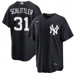 Men's New York Yankees #31 Cam Schlittler Navy 2026 Alternate Stitched Baseball Jersey