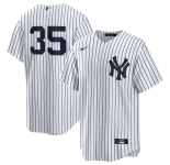 Men's New York Yankees #35 Cody Bellinger White 2024 Cool Base Stitched Baseball Jersey