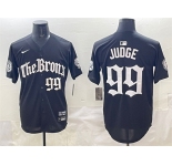 Men's New York Yankees #99 Aaron Judge Black 'Gothic Legacy Edition' Vapor Premier Limited Stitched Baseball Jersey