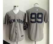 Men's New York Yankees #99 Aaron Judge Grey 2026 Limited Stitched Baseball Jersey