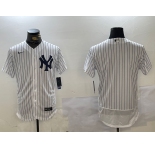 Men's New York Yankees Blank White 2024 Flex Base Stitched Jersey