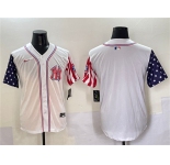 Men's New York Yankees Blank White American Style Limited Stitched Baseball Jersey