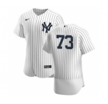 Men's Nike New York Yankees #73 Michael King White Navy Home 2020 Authentic Player Baseball Jersey