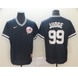 Men's Nike New York Yankees #99 Aaron Judge Navy Blue M&N  MLB Jersey