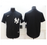 Men's Nike New York Yankees Blank Black Alternate Stitched Baseball Jersey