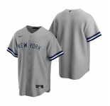 Men's Nike New York Yankees Blank Gray Road Stitched Baseball Jersey