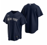 Men's Nike New York Yankees Blank Navy Alternate Stitched Baseball Jersey