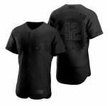 New York Yankees #42 Jackie Robinson Men's Nike Black MLB MVP Limited Player Edition Jersey
