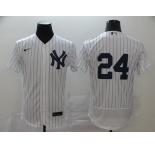 Nike Men's Majestic New York Yankees #24 Gary Sanchez White Home Flexbase Authentic Collection MLB Jersey