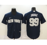 Nike Men's New York Yankees #99 Aaron Judge Navy Blue Flexbase Authentic Collection Baseball Jersey