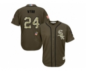 Chicago White Sox #24 Early Wynn Green Salute to Service Stitched Baseball Jersey[Wynn]